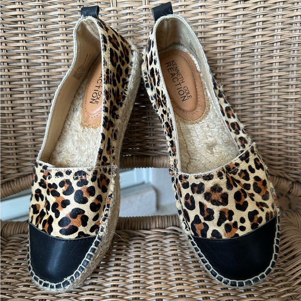 Kenneth Cole Reaction Leopard Print Espadrilles